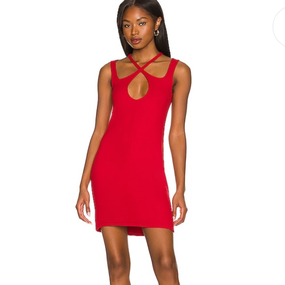 Miro Keyhole Dress by Michael Lauren